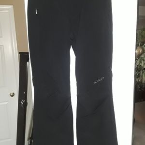 Women's Columbia black medium ski snow pant
